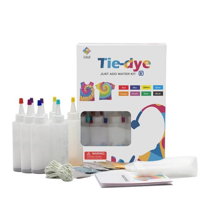 Bottles One Step Tie Dye Kit Cotton Linen Clothing Dyes Nontoxic DIY  Handmade Dye Kit Paint